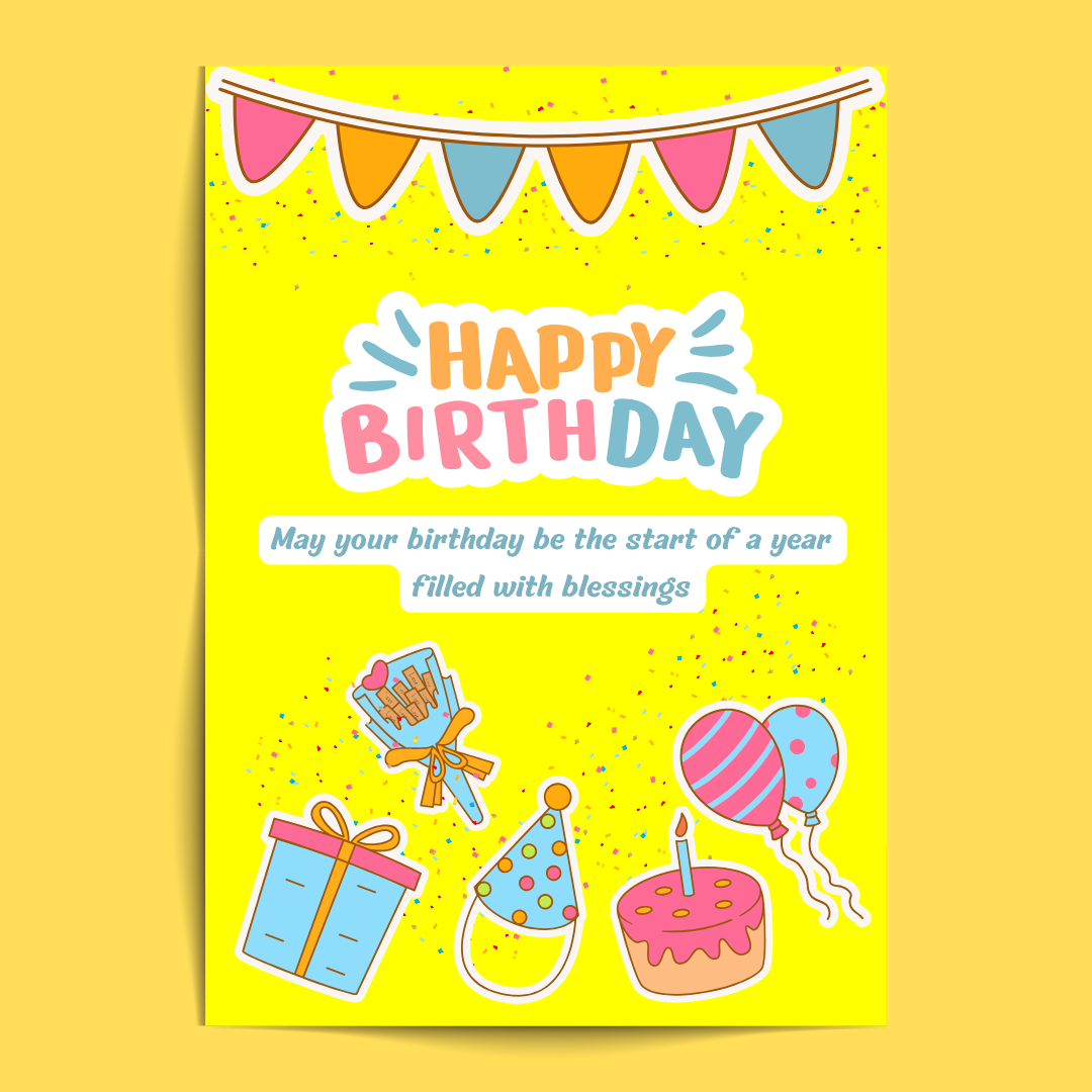 Happy Birthday Gift Card B