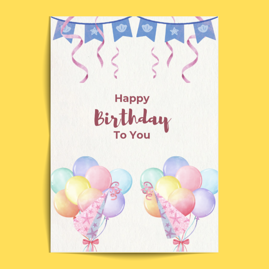 Happy Birthday Gift Card D