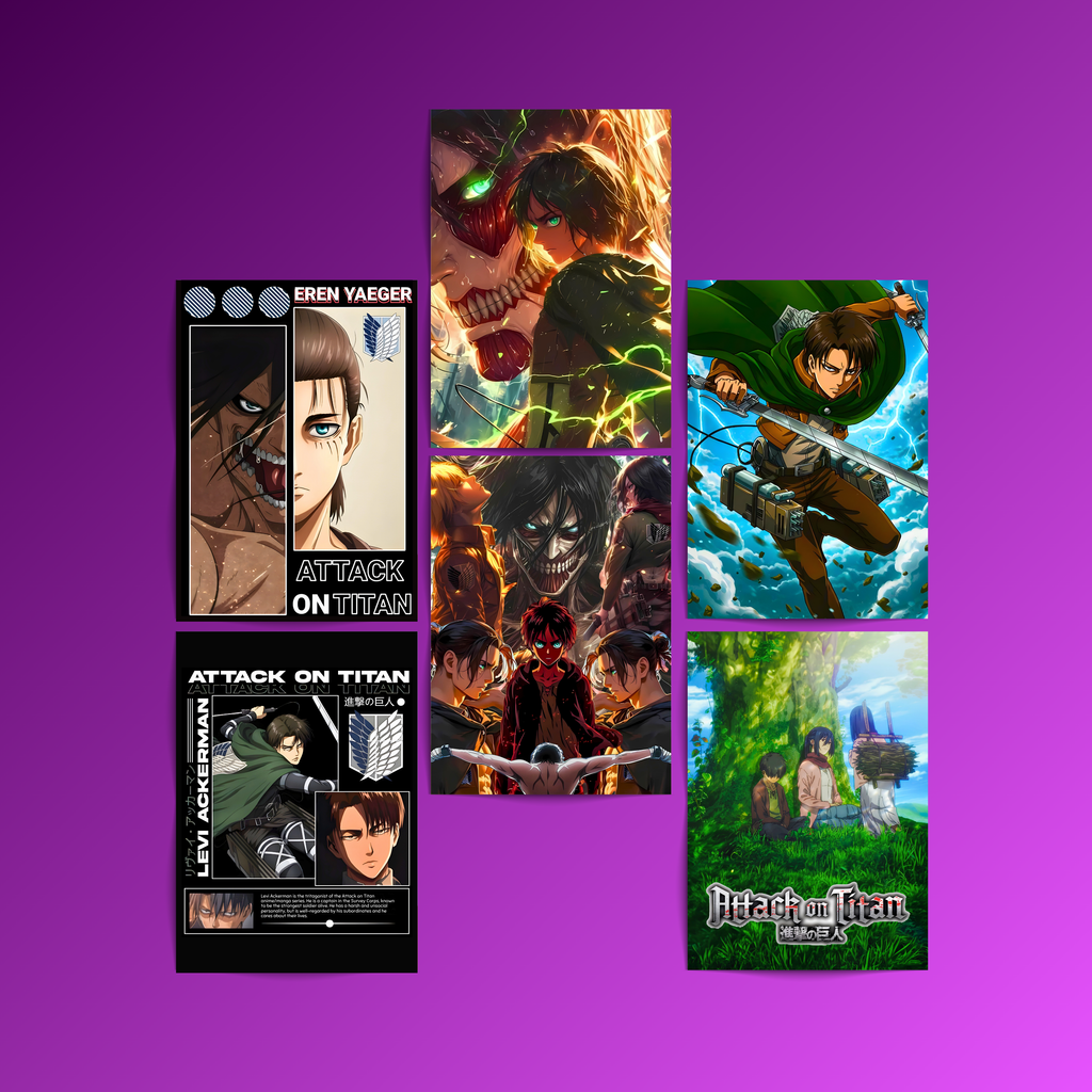 Attack on Titan - 6 Posters Set