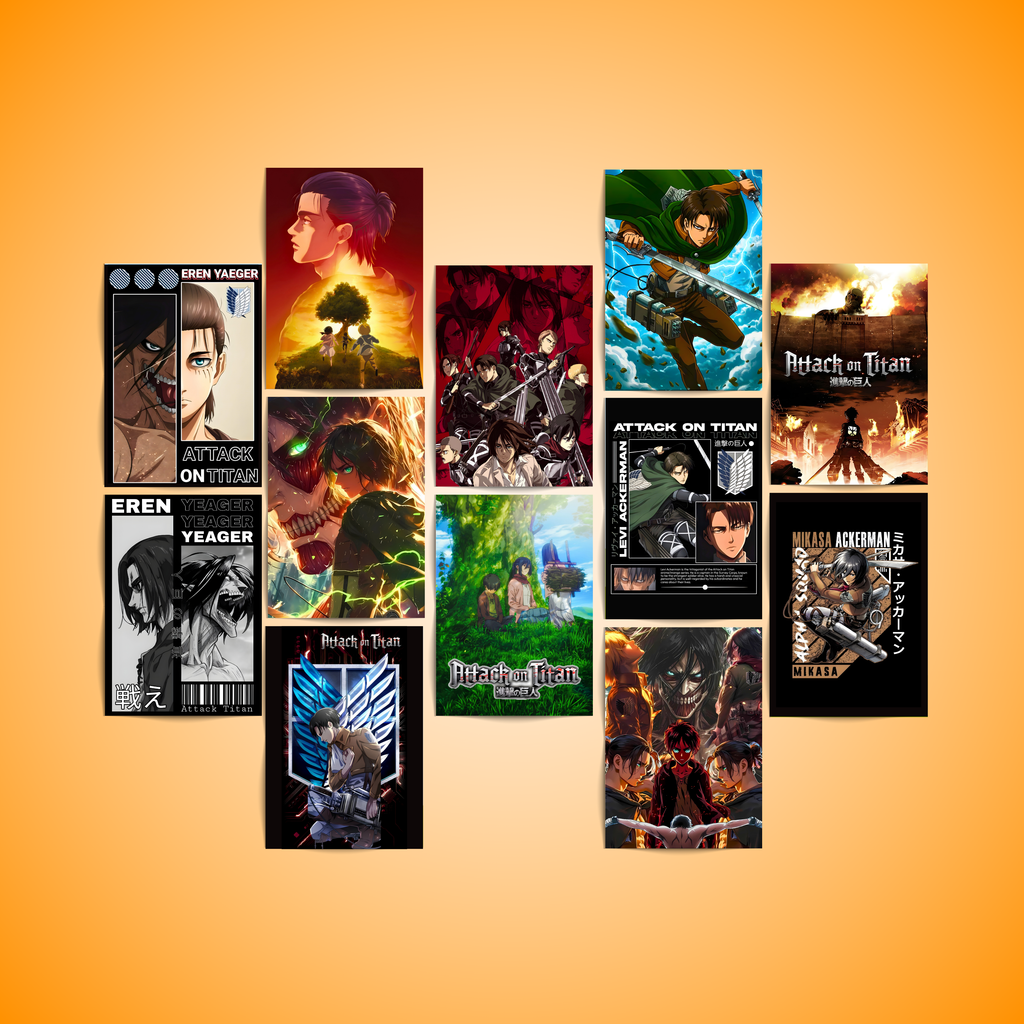 Attack on Titan - 12 Posters Set