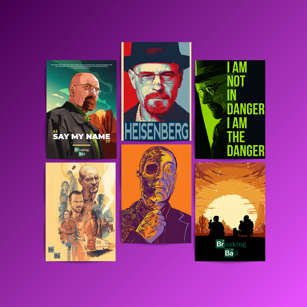 Breaking Bad - 6 Posters Set