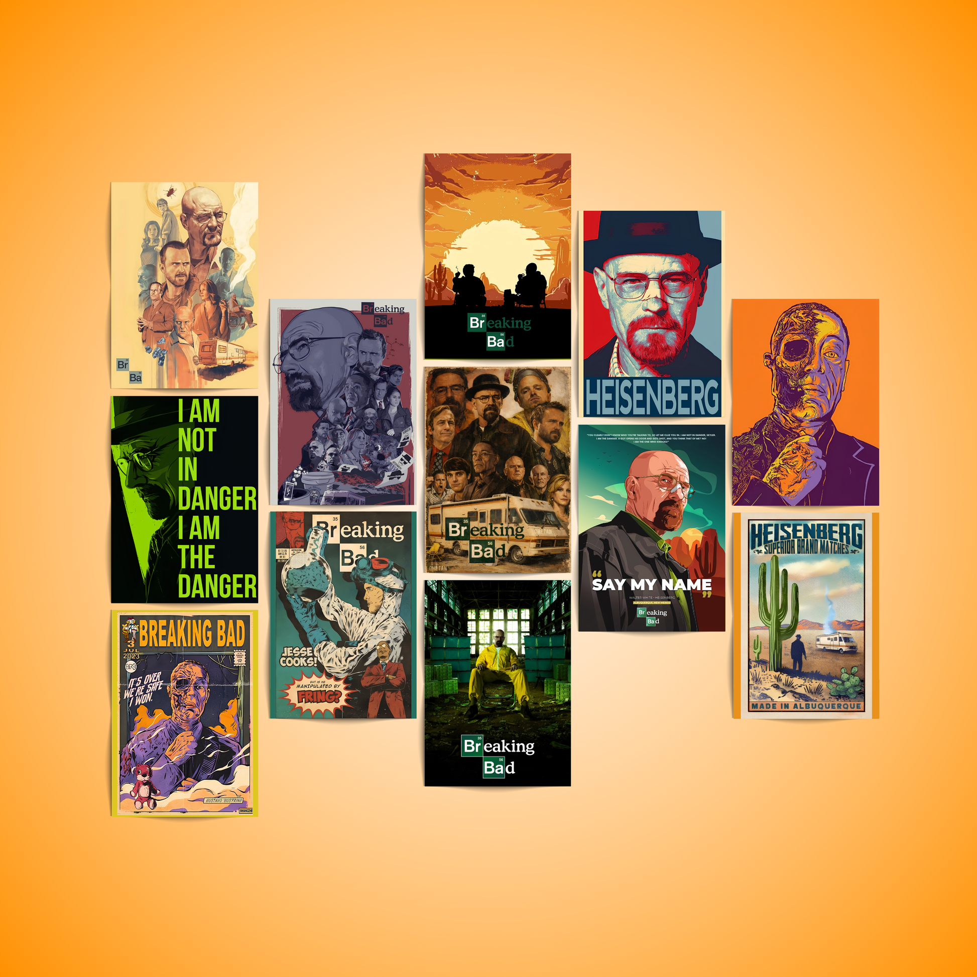 Breaking Bad - 12 Posters Set