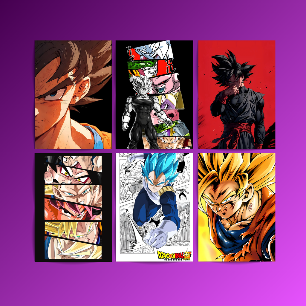 Dragon Ball Z - 6 Posters Set