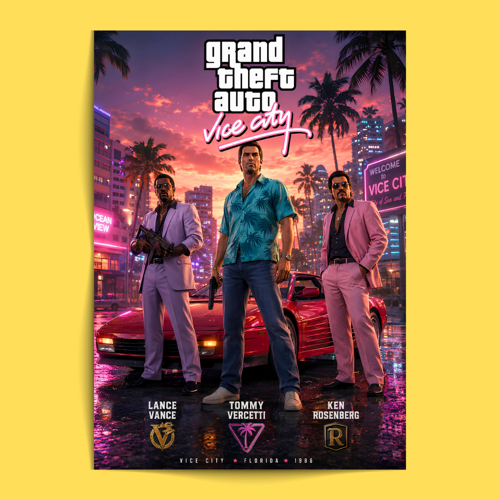 GTA - 12 Posters Set