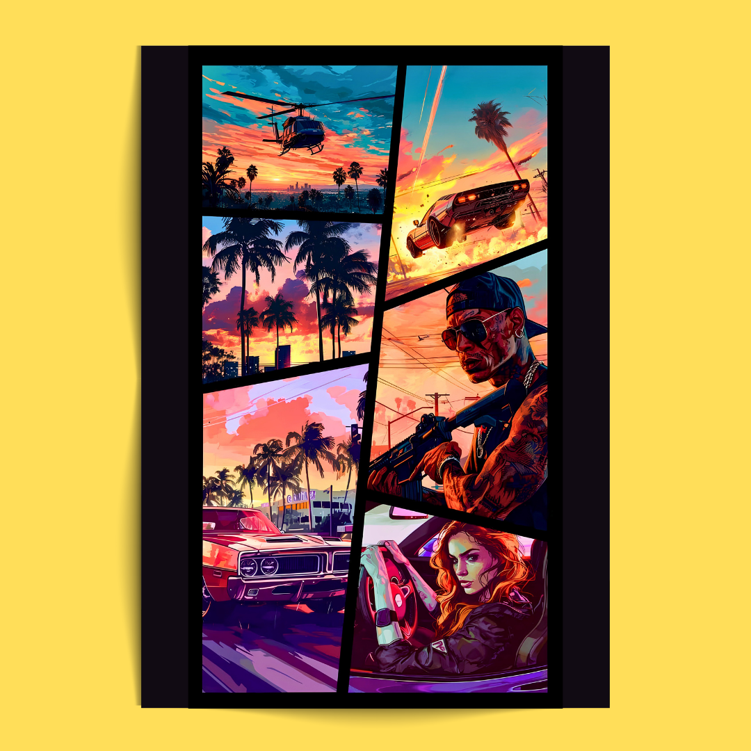 GTA - 12 Posters Set