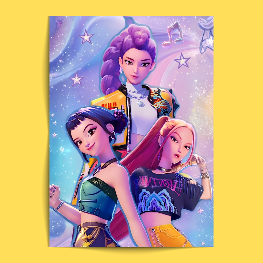 Kpop Demon Hunters - 12 Posters Set