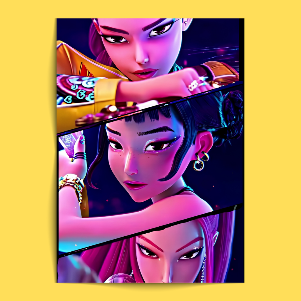 Kpop Demon Hunters - 12 Posters Set