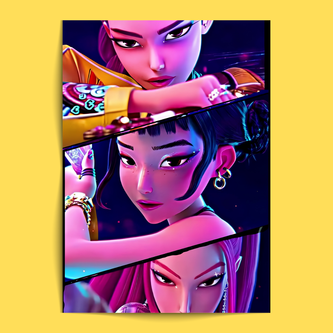 Kpop Demon Hunters - 12 Posters Set