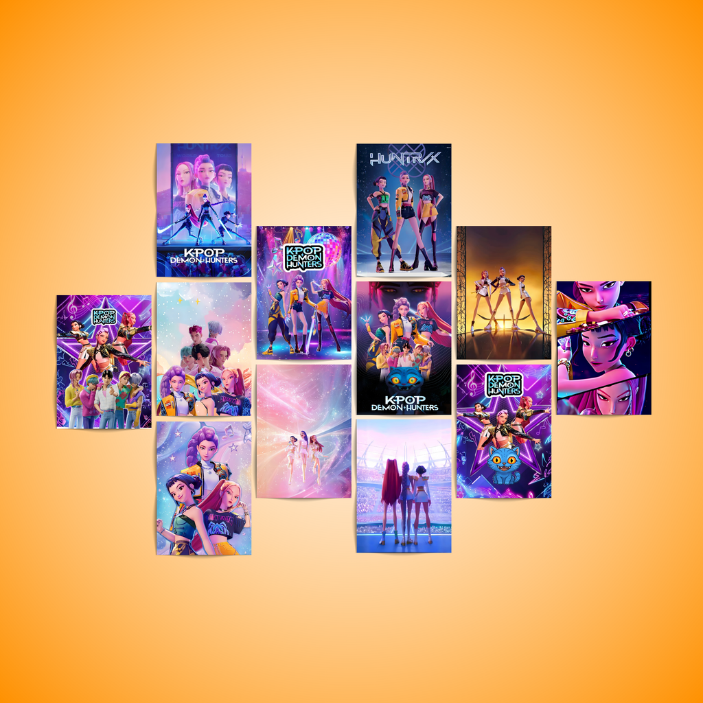 Kpop Demon Hunters - 12 Posters Set