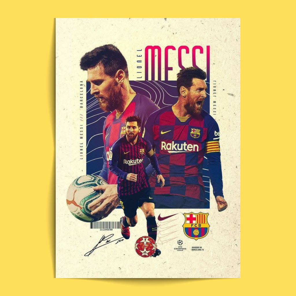 Messi - 12 Posters Set