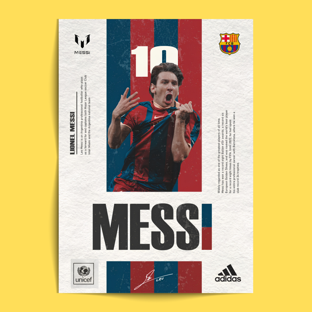 Messi - 12 Posters Set