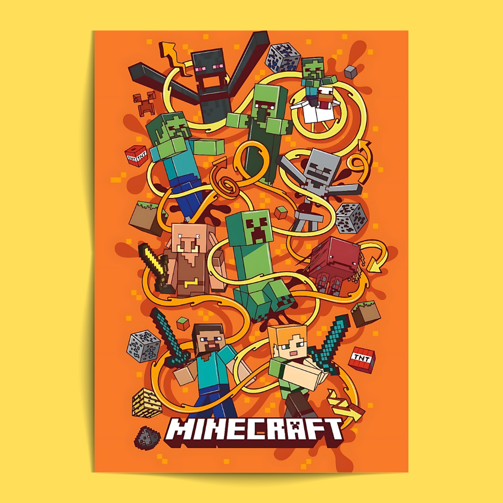 Minecraft - 12 Posters Set
