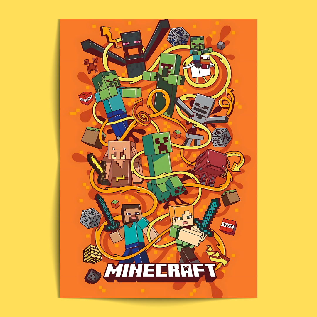 Minecraft - 12 Posters Set