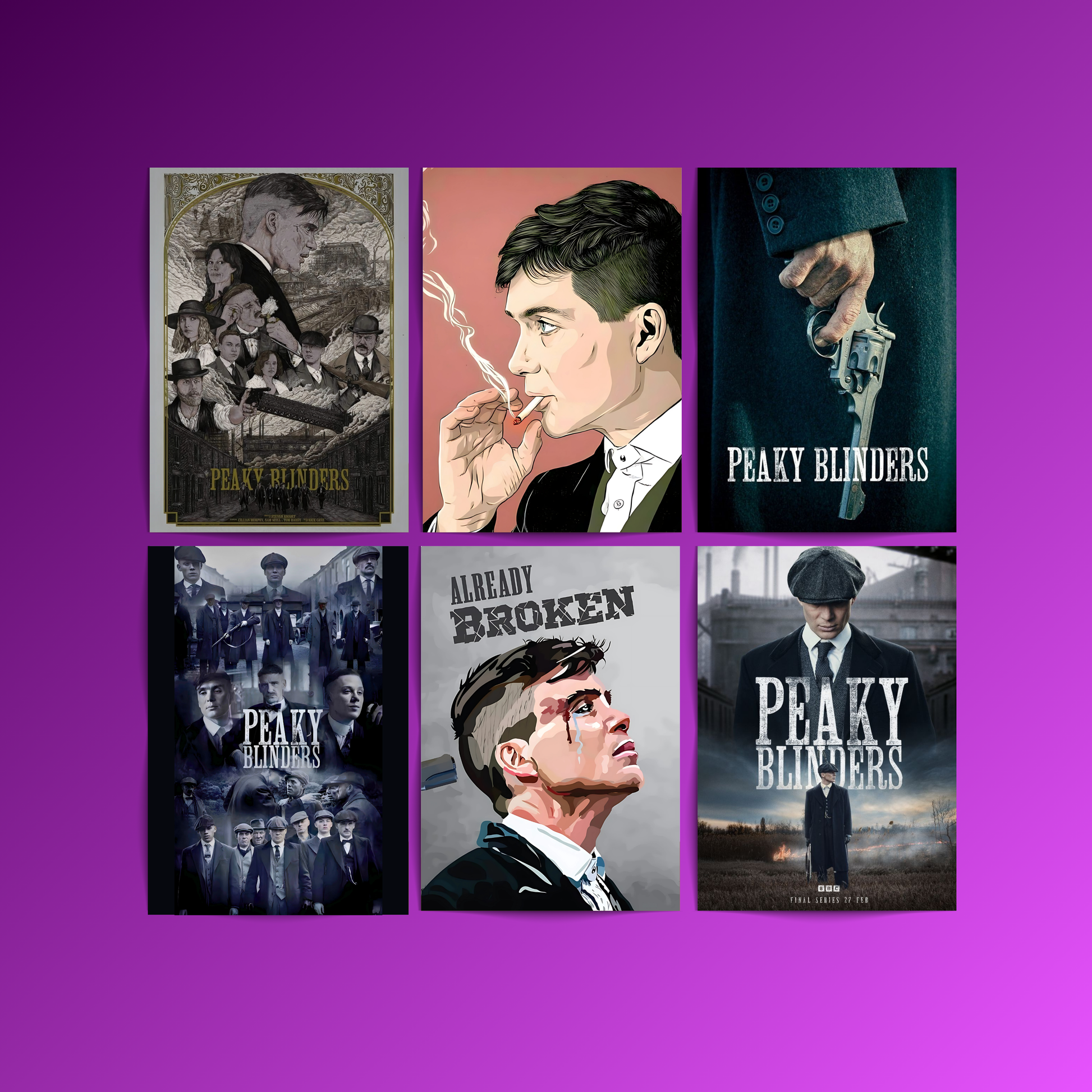 Peaky Blinders - 6 Posters Set