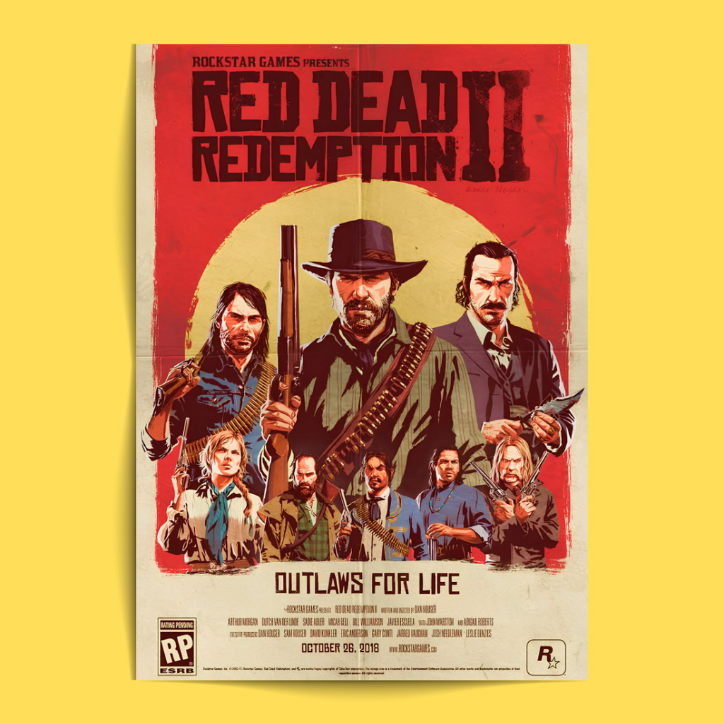 Red Dead Redemption - 12 Posters Set