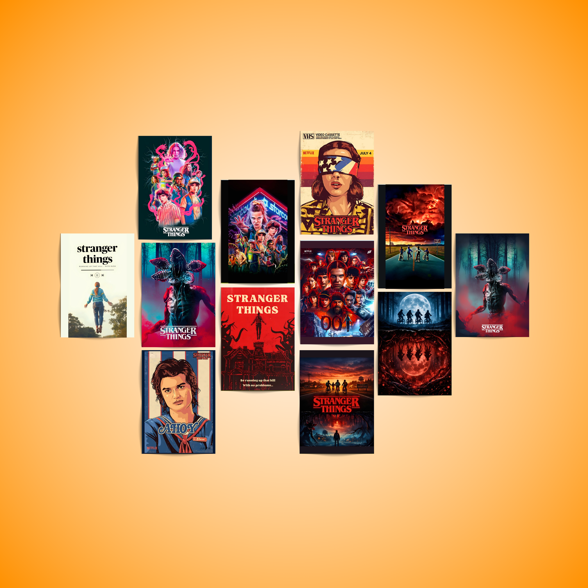 Stranger Things - 12 Posters Set