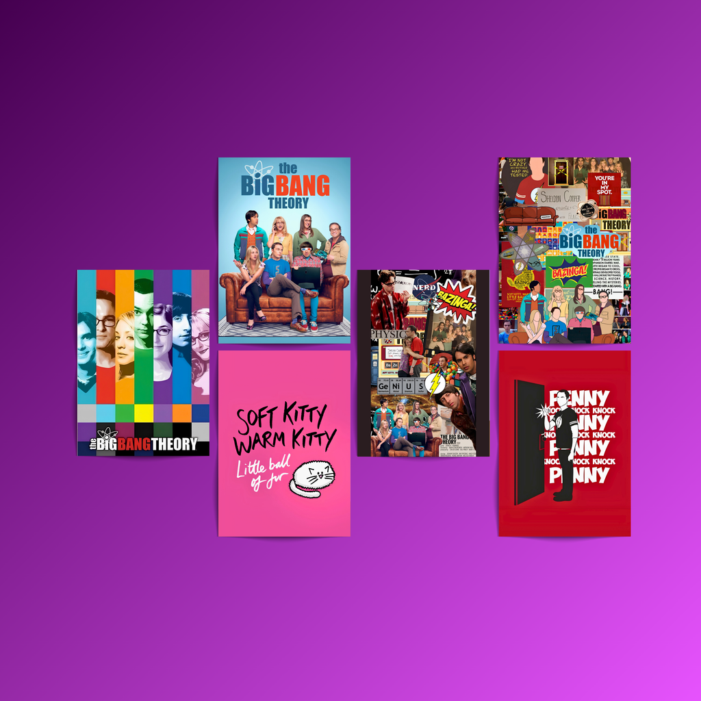 Big Bang Theory - 6 Posters Set