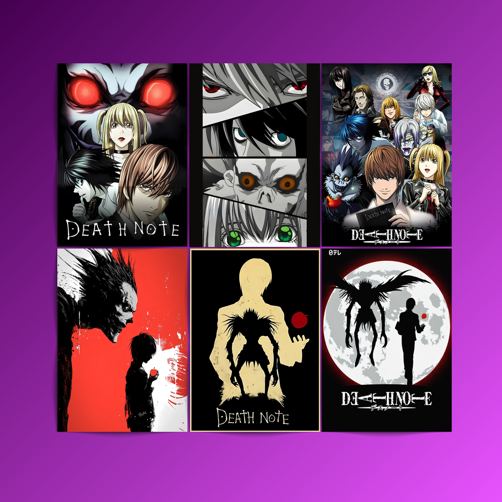 Death Note - 6 Posters Set