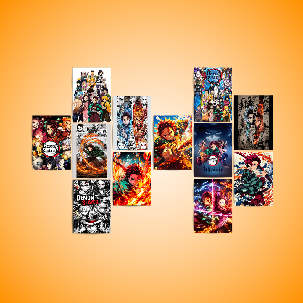 Demon Slayer - 12 Posters Set