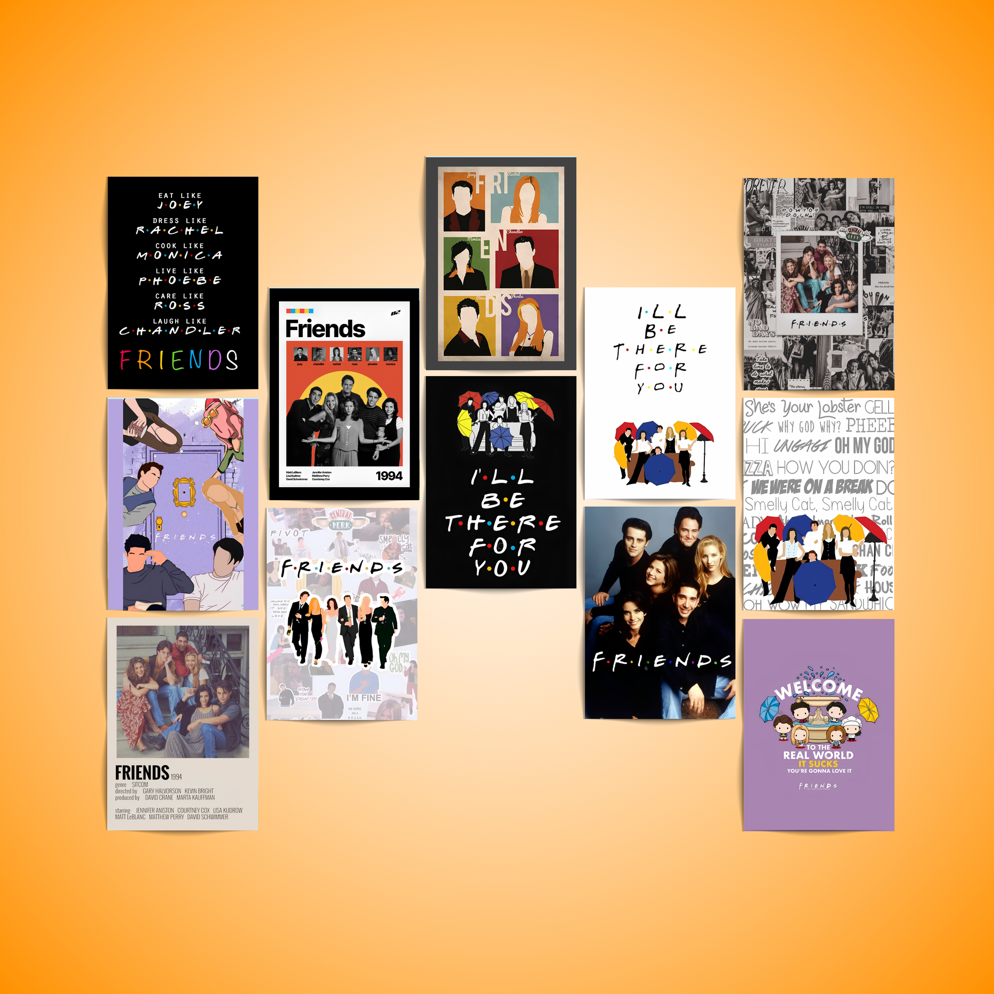 Friends - 12 Posters Set