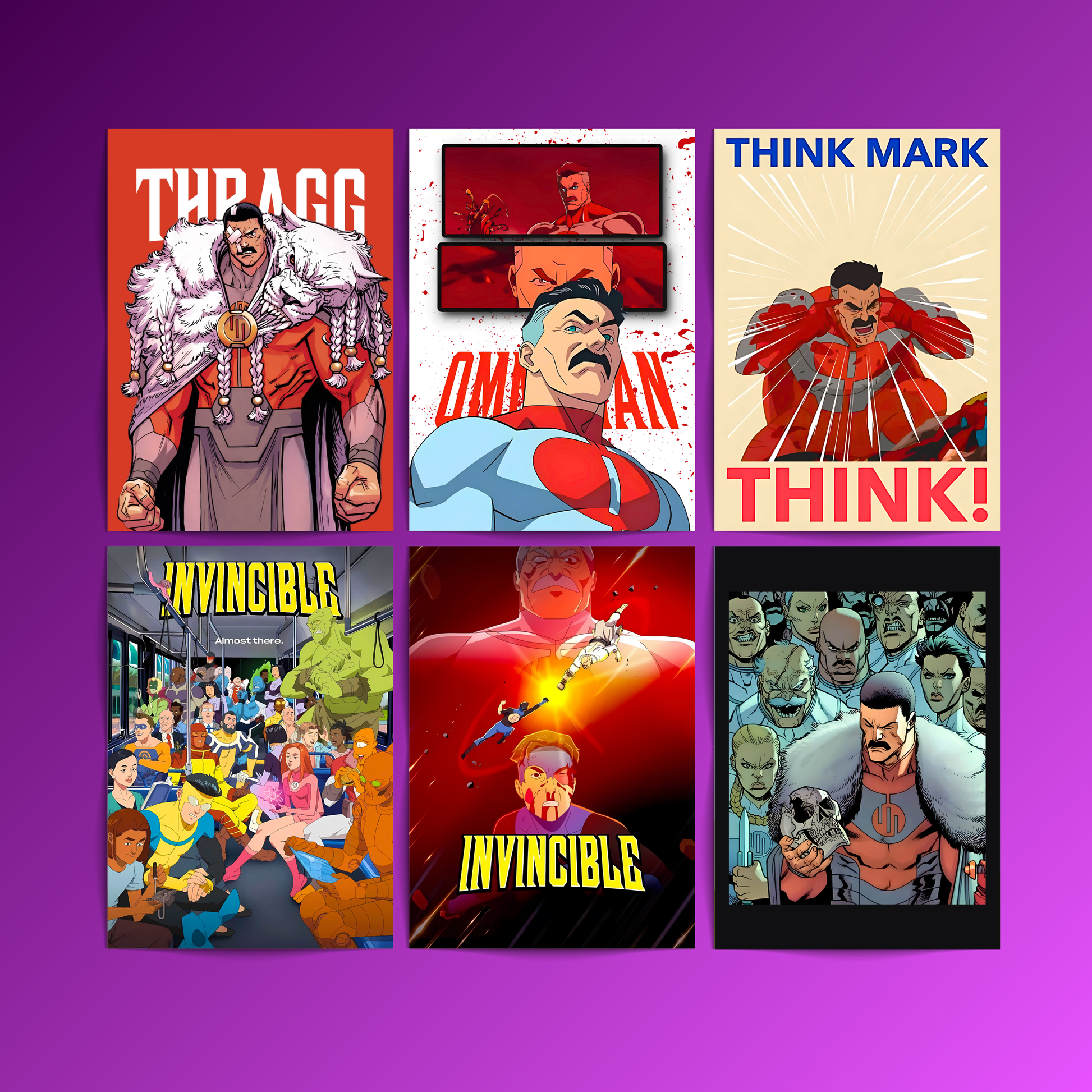 Invincible - 6 Posters Set