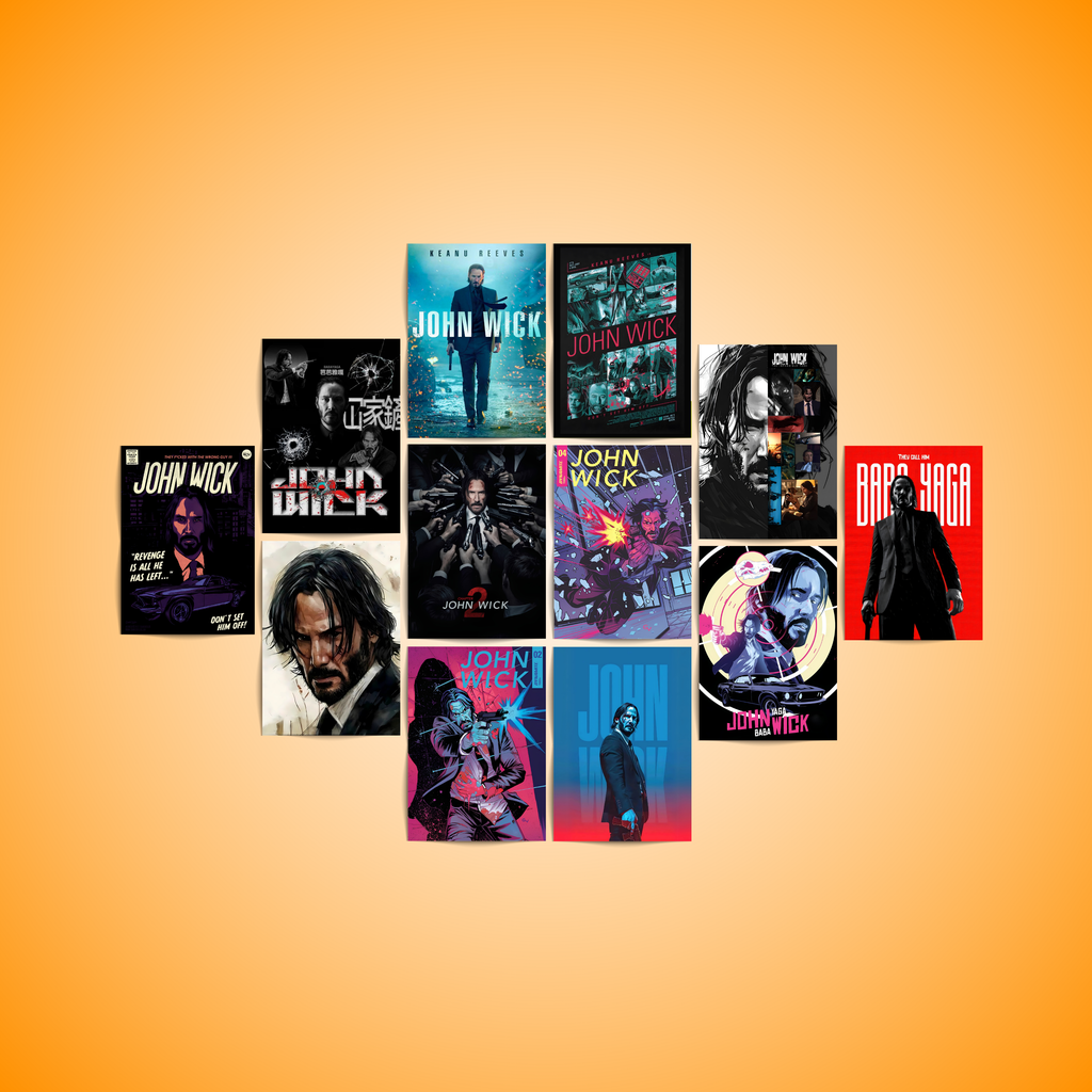 John Wick - 12 Posters Set