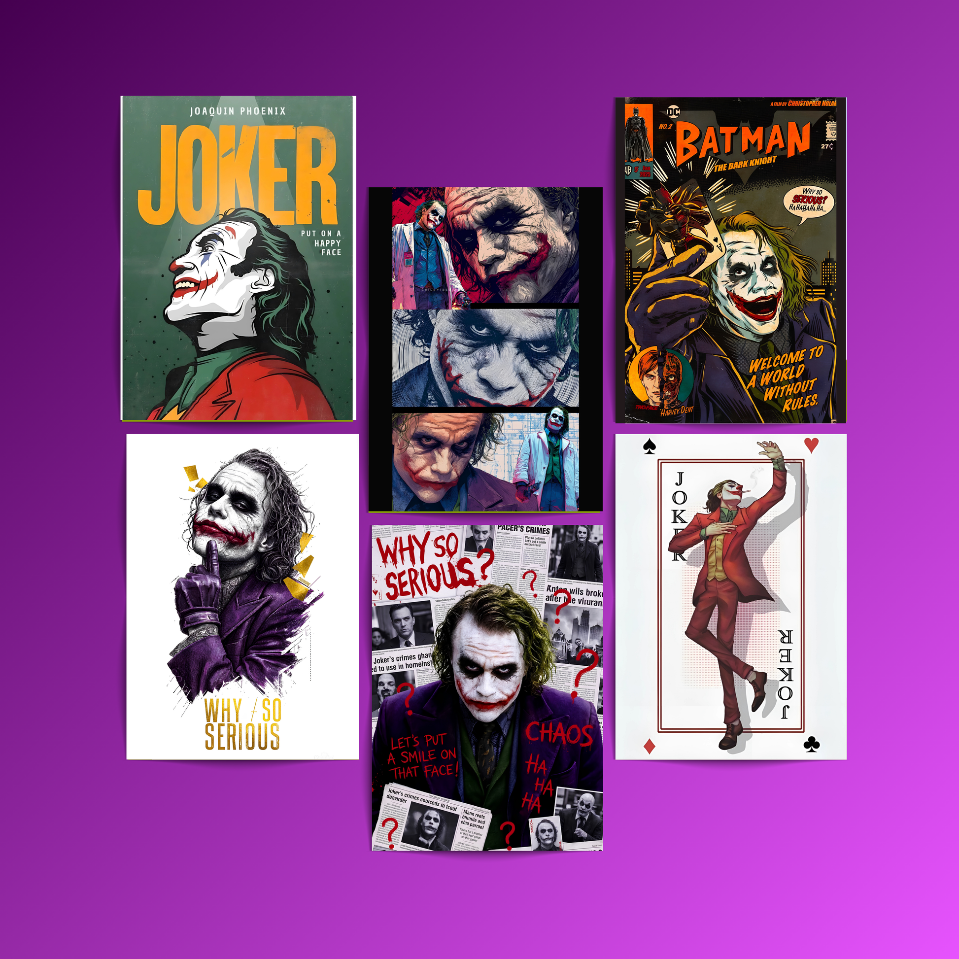 Joker - 6 Posters Set
