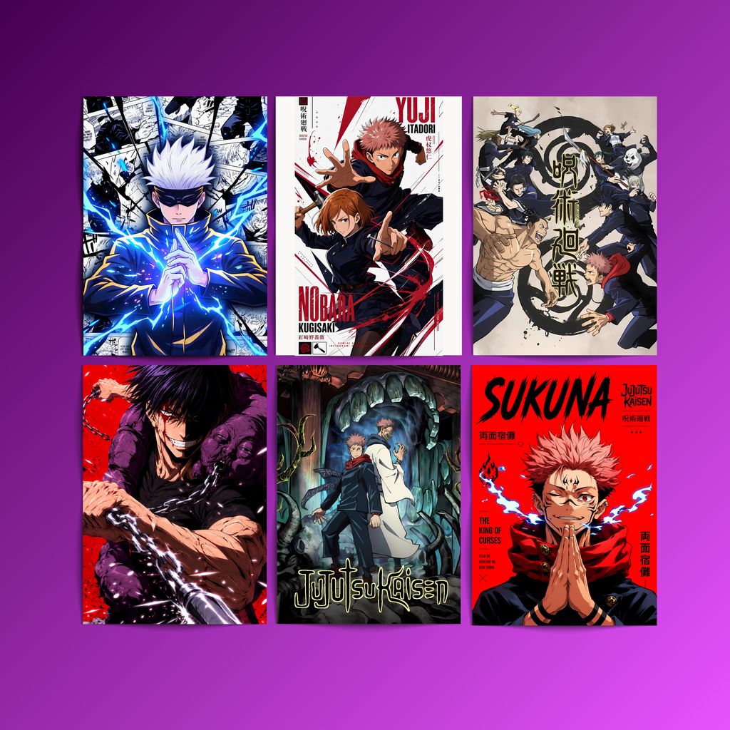 Jujutsu Kaisen - 6 Posters Set