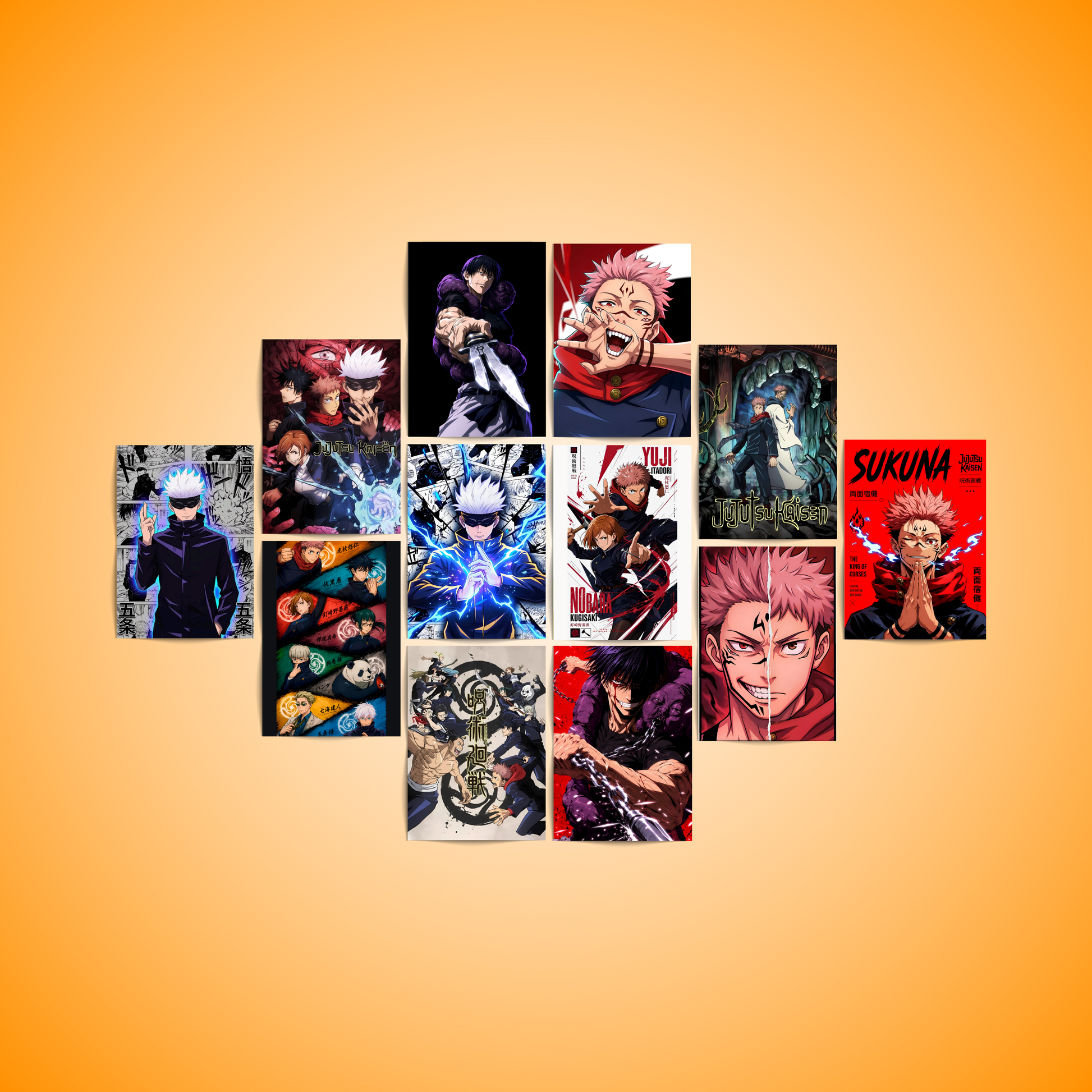 Jujutsu Kaisen - 12 Posters Set