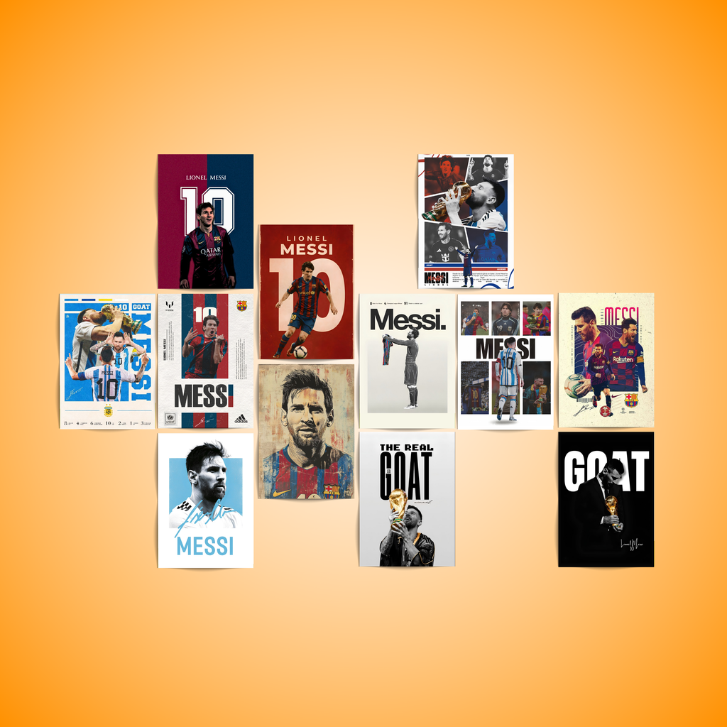 Messi - 12 Posters Set