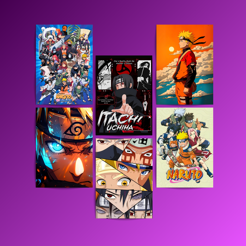 Naruto - 6 Posters Set