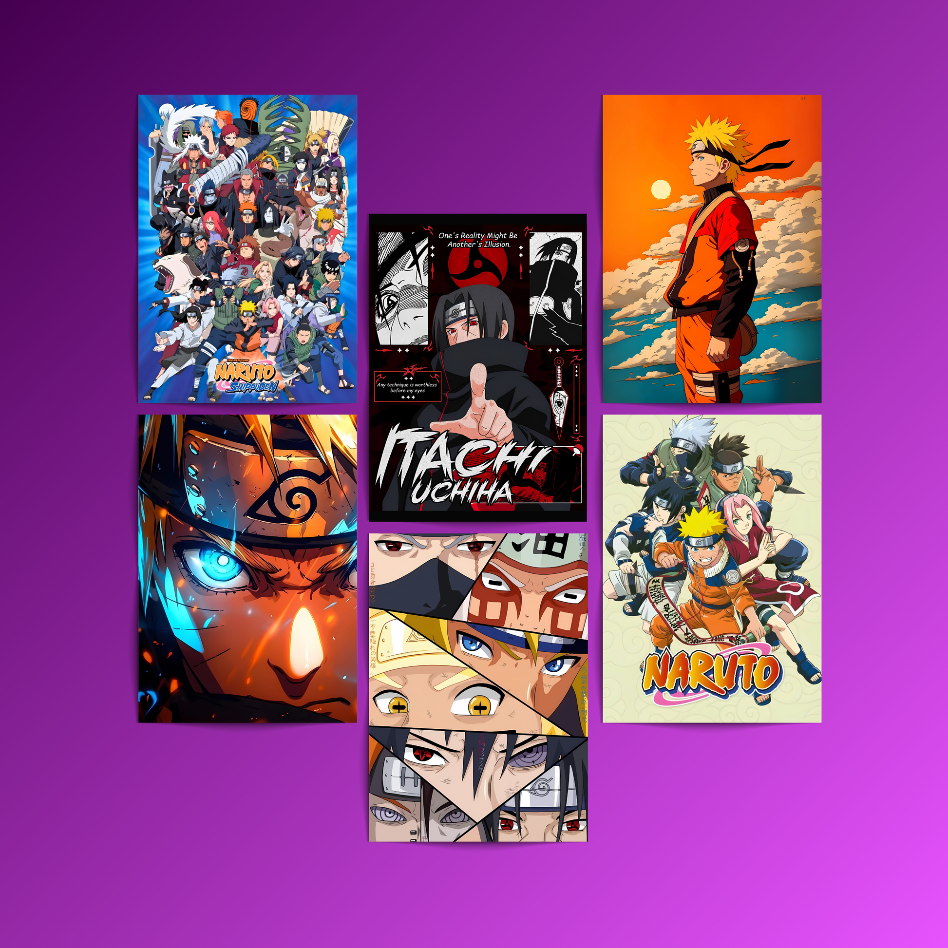 Naruto - 6 Posters Set