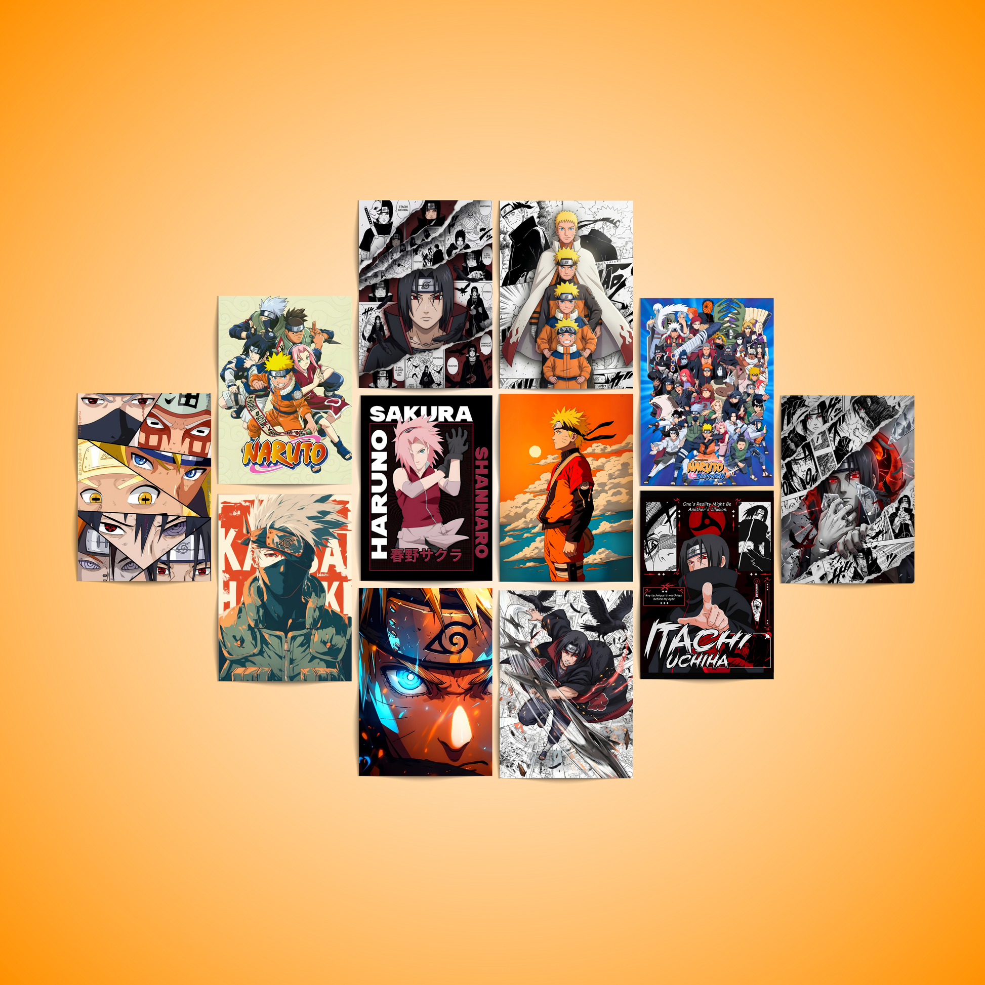 Naruto - 12 Posters Set