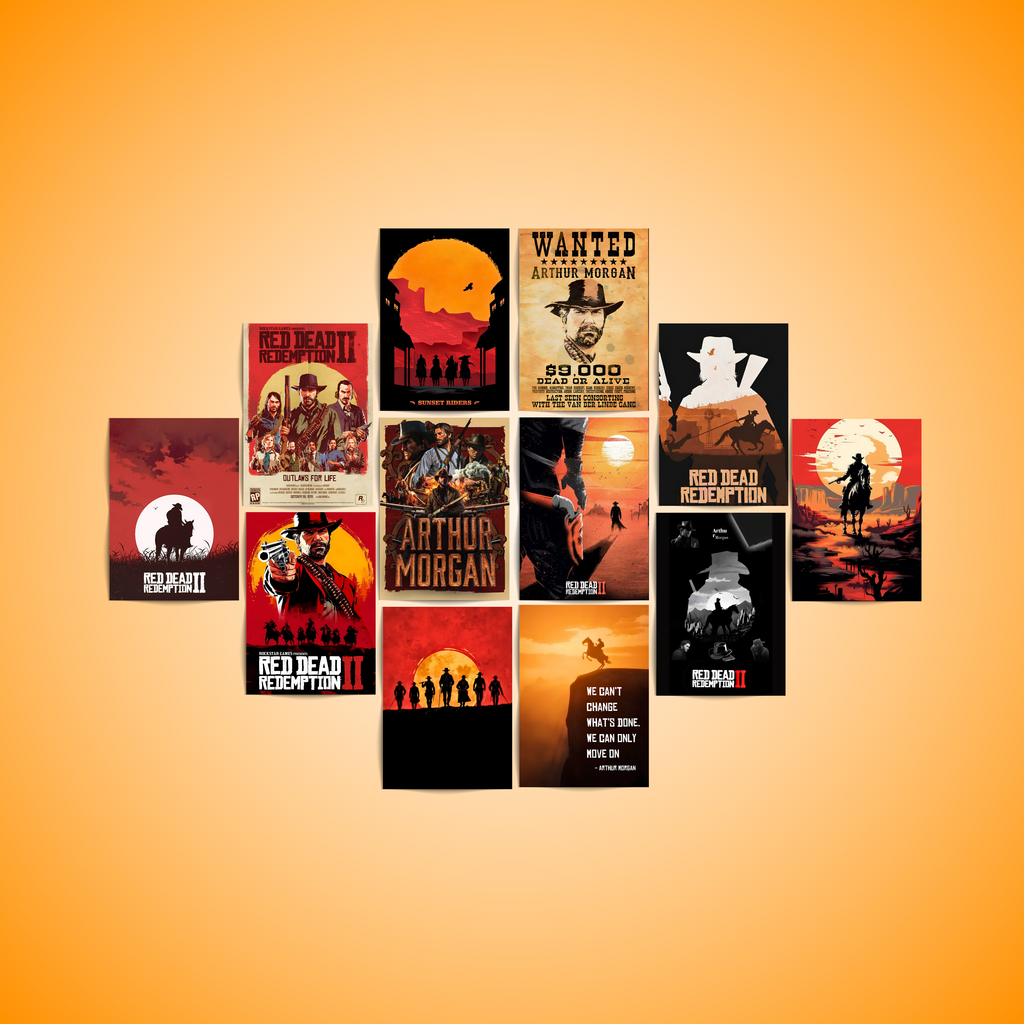 Red Dead Redemption - 12 Posters Set
