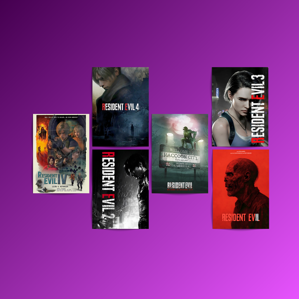 Resident Evil - 6 Posters Set