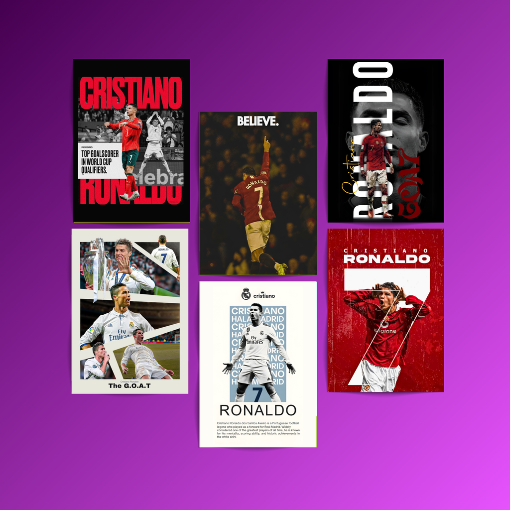 Ronaldo - 6 Posters Set