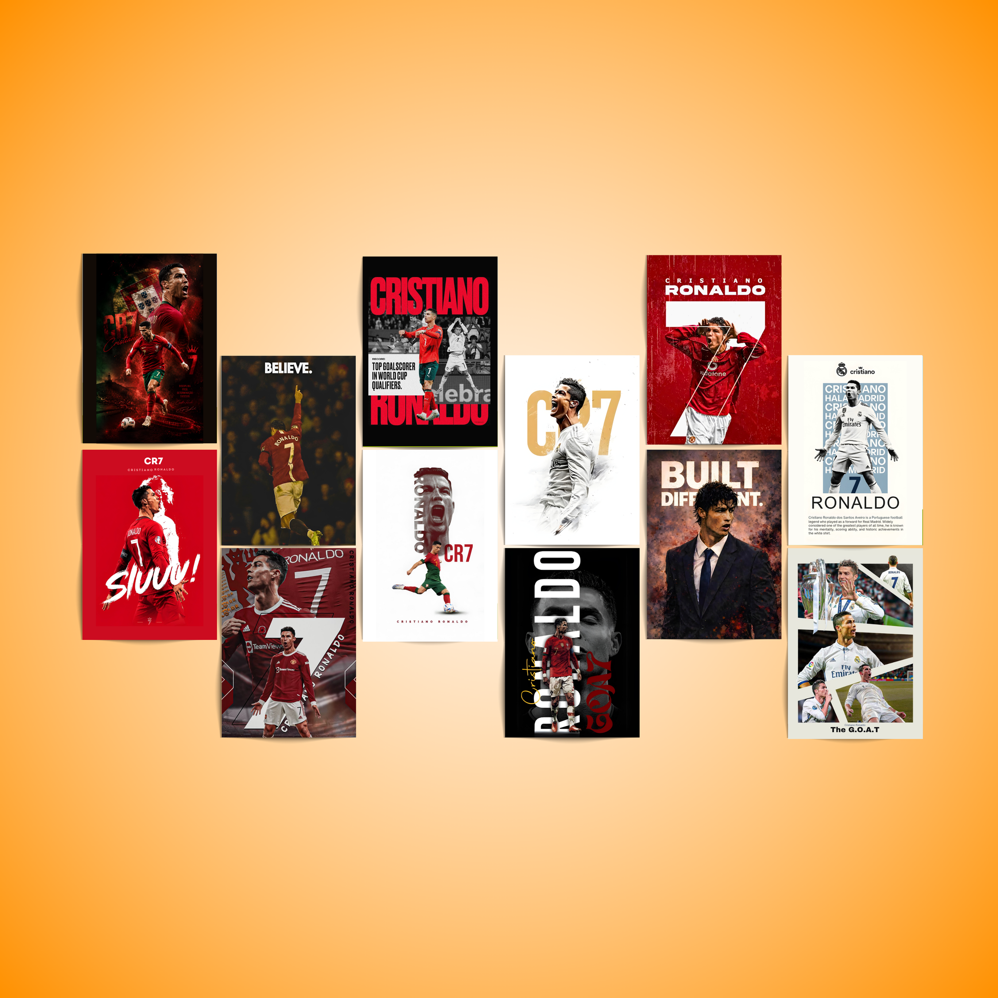 Ronaldo - 12 Posters Set