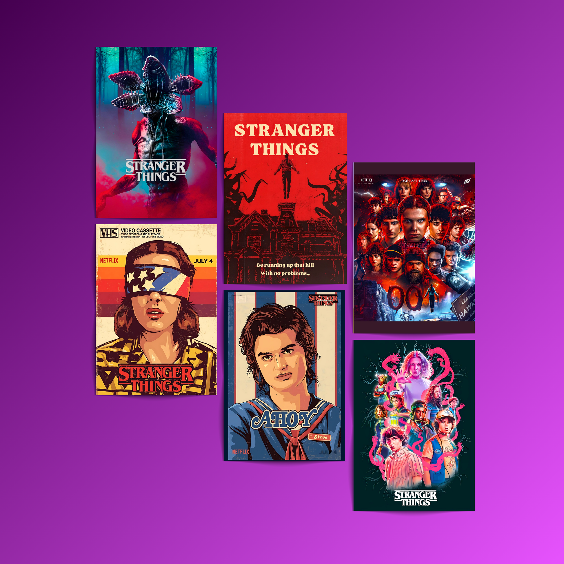 Stranger Things - 6 Posters Set